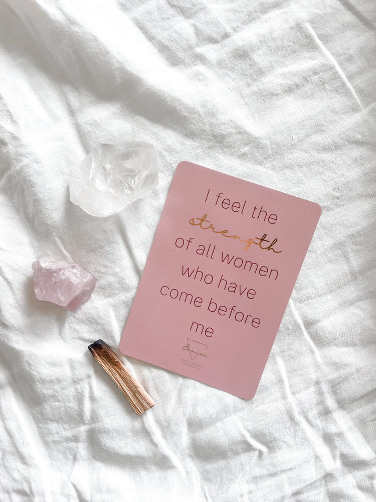 Pregnancy and Labour Affirmation Cards