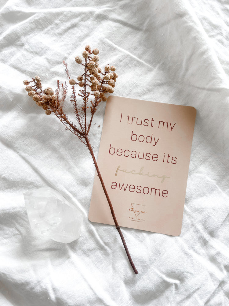 Pregnancy and Labour Affirmation Cards