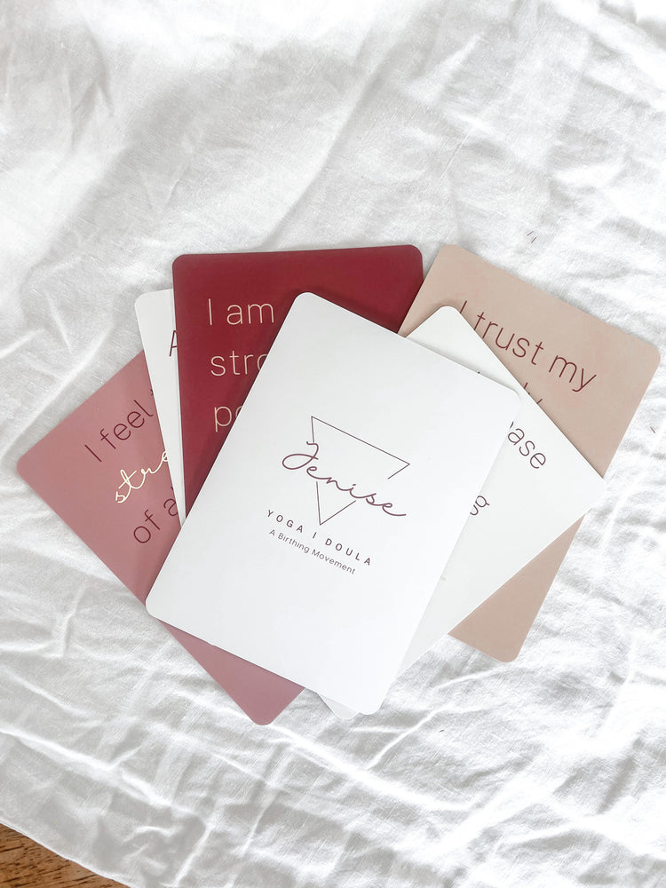 Pregnancy and Labour Affirmation Cards