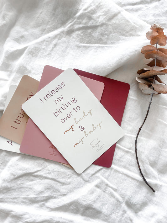 Pregnancy and Labour Affirmation Cards
